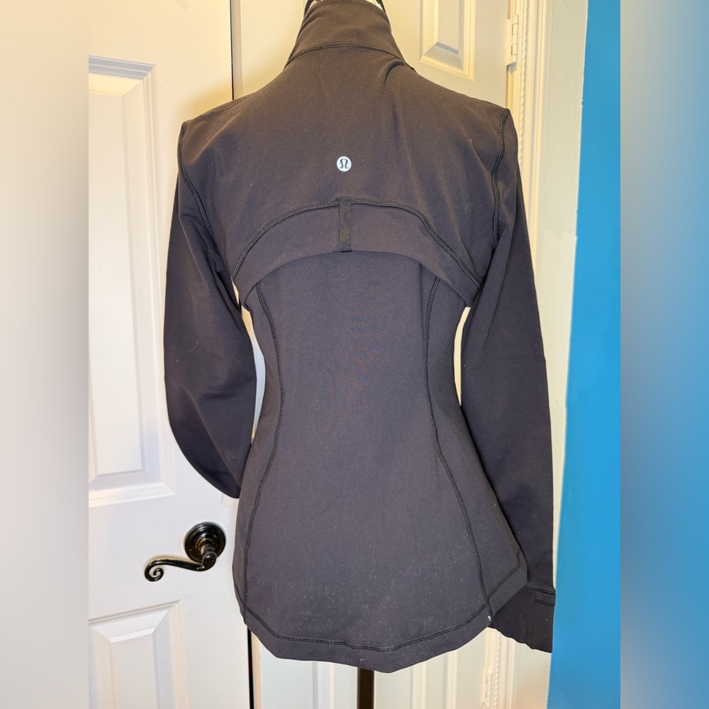 lululemon athletica Women's Black Fitted Utility Zip Jacket